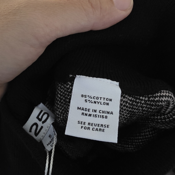 525 America‎ Black Ripped Biker Shorts Sz Small - Picture 4 of 4